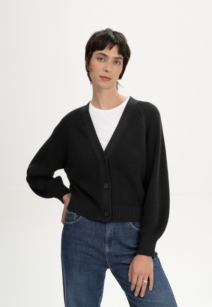 MELAWEAR Bhuma cardigan black women