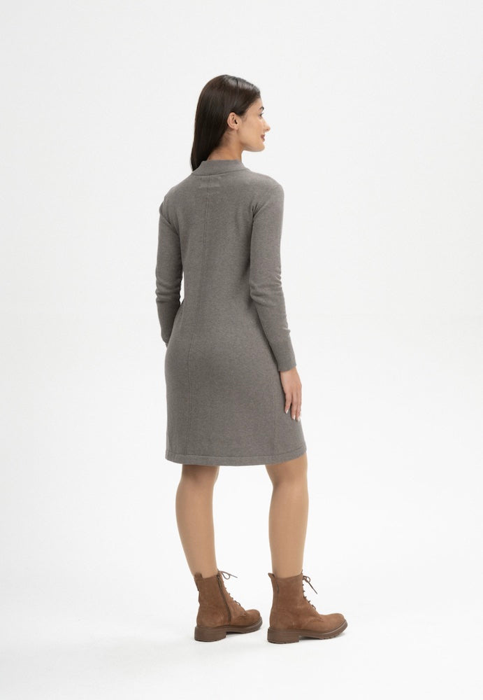 MELAWEAR Harleen basic fine knit dress bear blend women