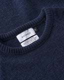 ROTHOLZ Smiling knit jumper blue melange men