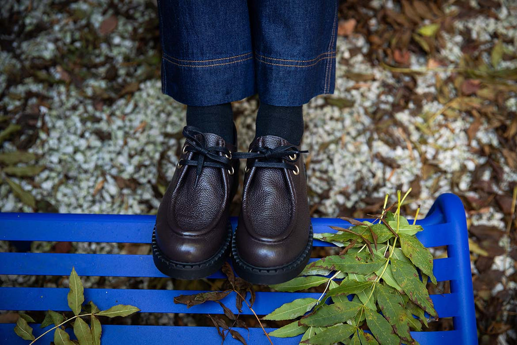 JUTELAUNE Chunky shoes mocca women