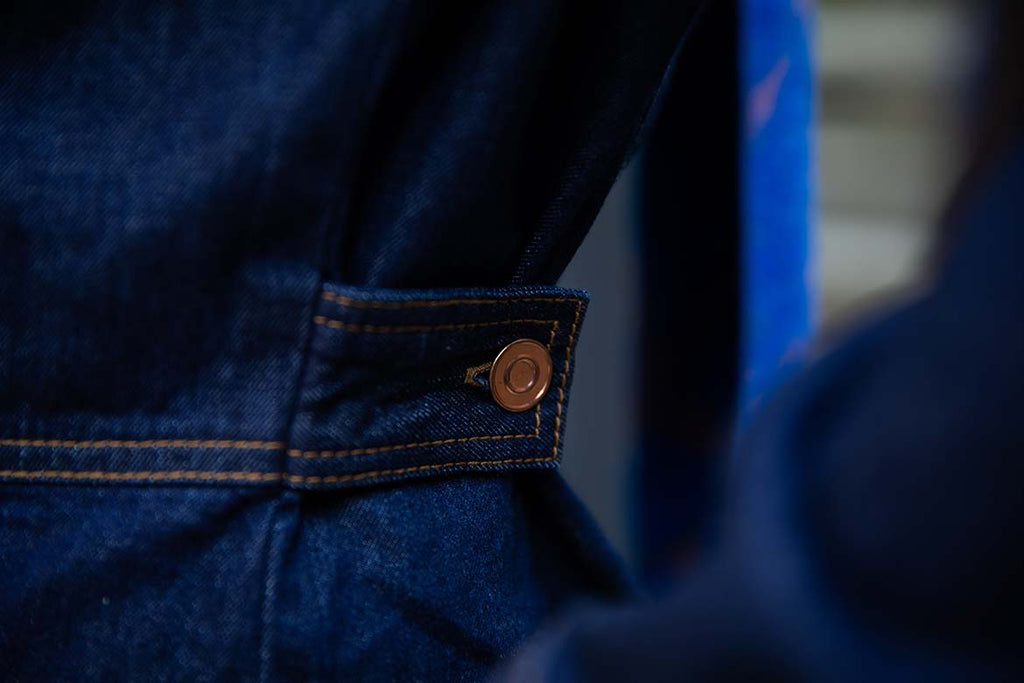 DEDICATED Docksta overalls denim dark blue women