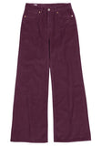KINGS OF INDIGO Jane corduroy pants mauve wine women