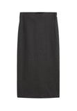 ARMEDANGELS Patinaa midi skirt steel melange women
