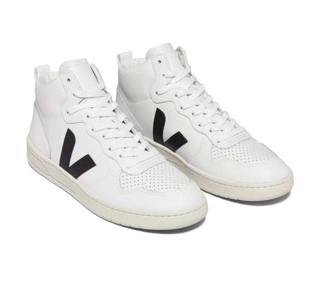 VEJA V-15 Leather extra white black women