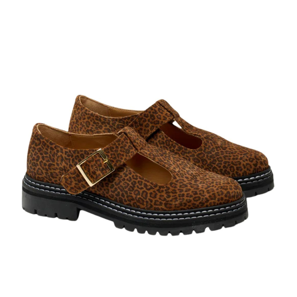 ODAJE Romane derbies suede leo women