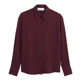 ARMEDANGELS Larisaana longsleeve blouse dark cranberry women