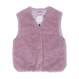 MAZINE Faux fur vest pale mauve women