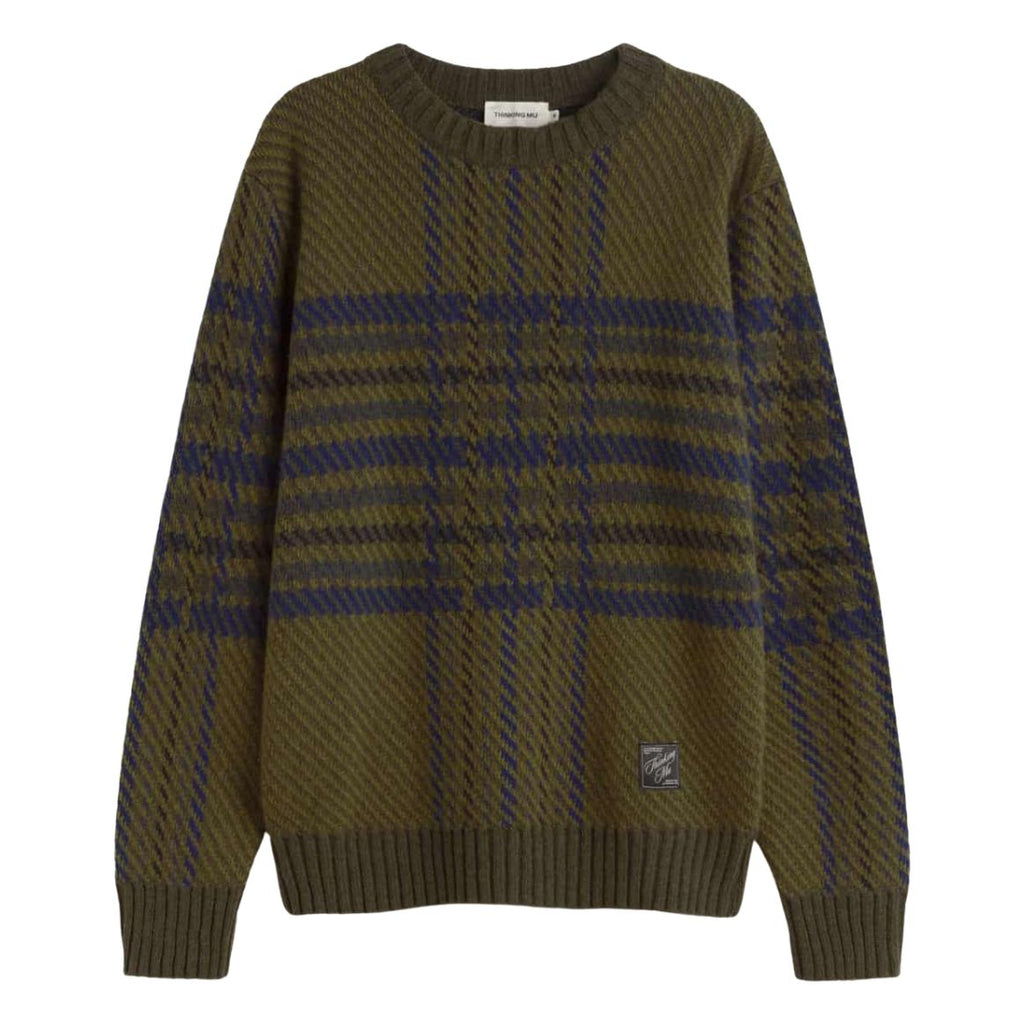 THINKING MU Khem knitted jumper hillside men
