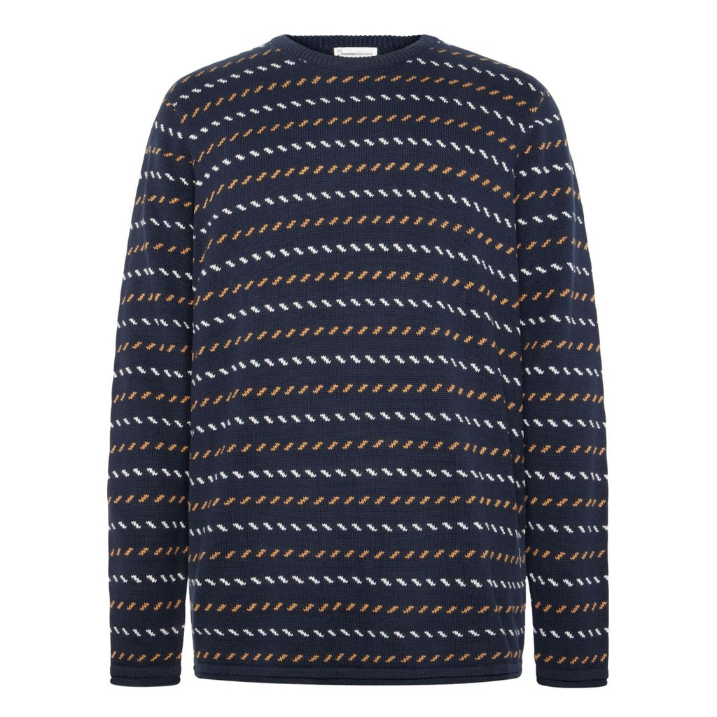 KCA 1080103 Jacquard knit jumper 1412 night sky men