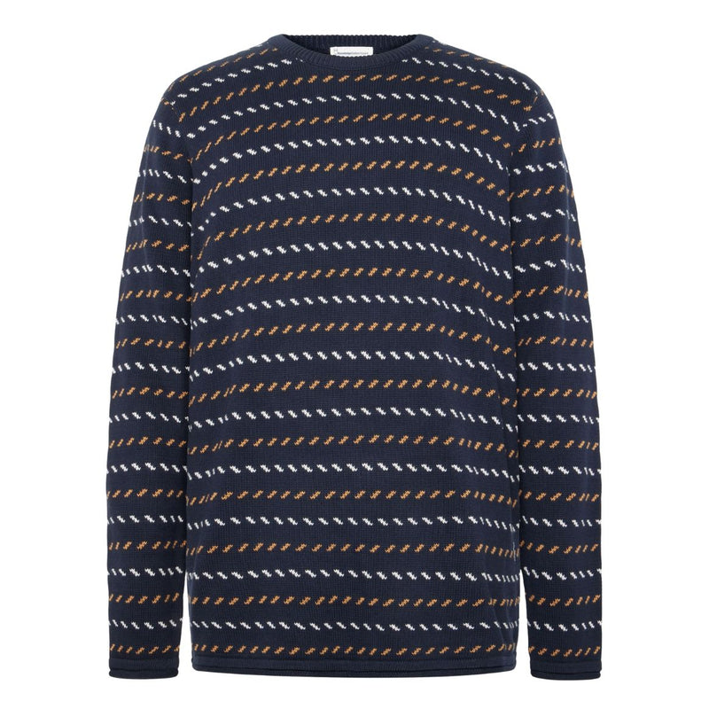 KCA 1080103 Jacquard knit jumper 1412 night sky men