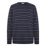 KCA 1080103 Jacquard knit jumper 1412 night sky men