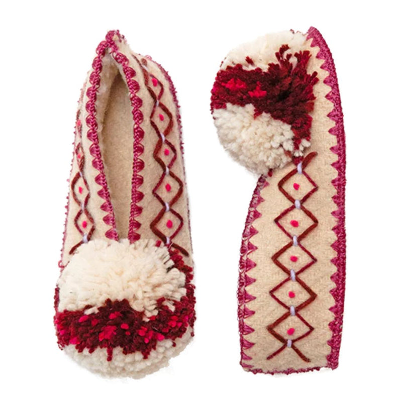 GIVE A PON Kokkino krasi slippers