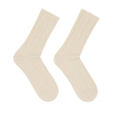 LANIUS Rib socks 13761 off white 101 women