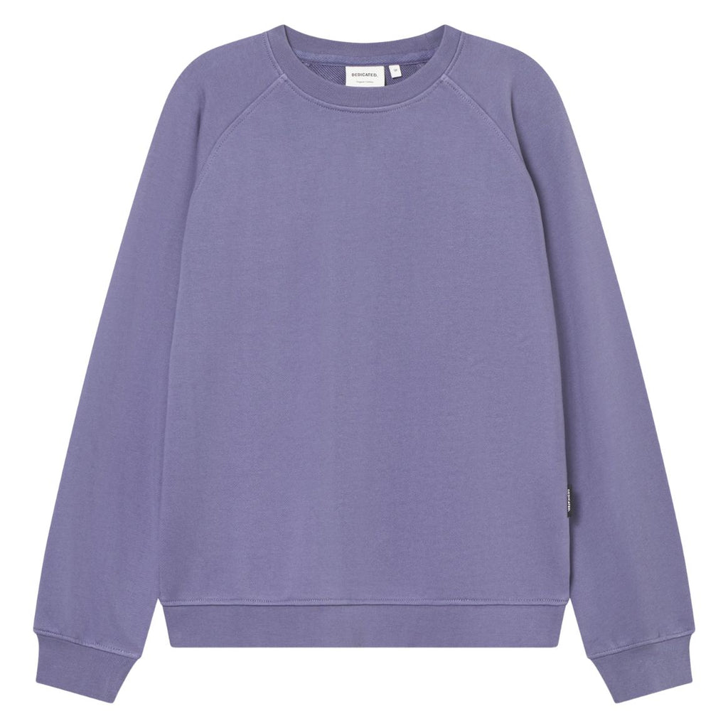 DEDICATED Ystad base sweatshirt heron blue women