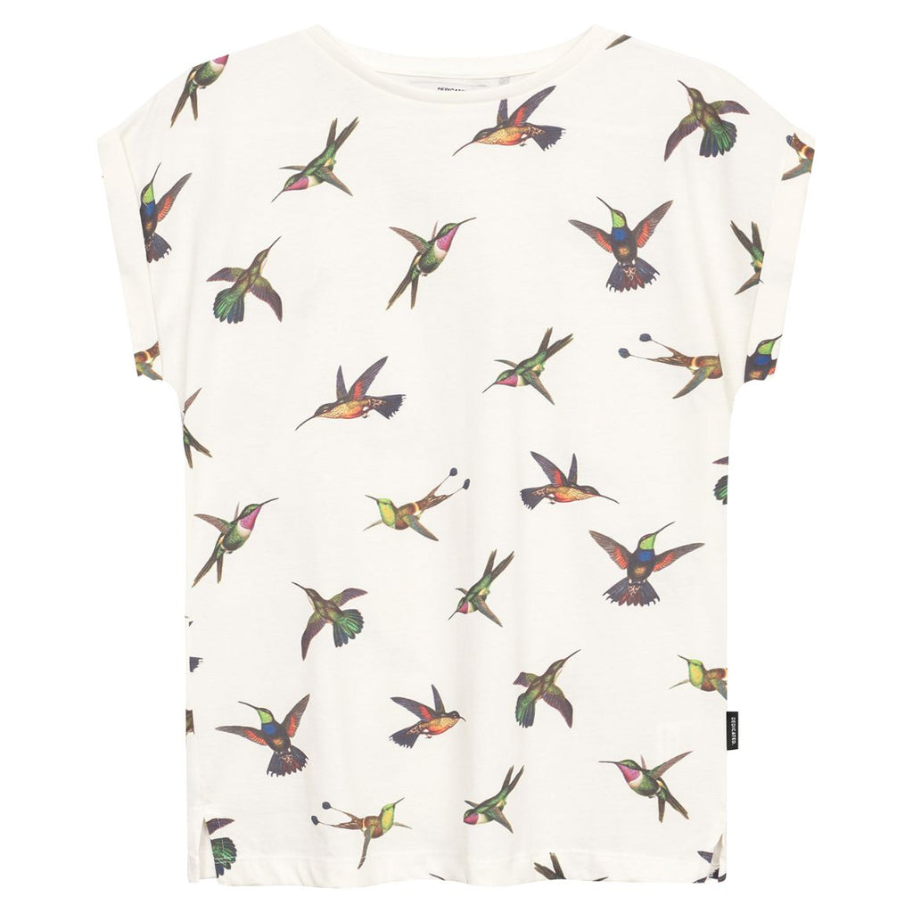 DEDICATED Visby hummingbirds t-shirt off white women