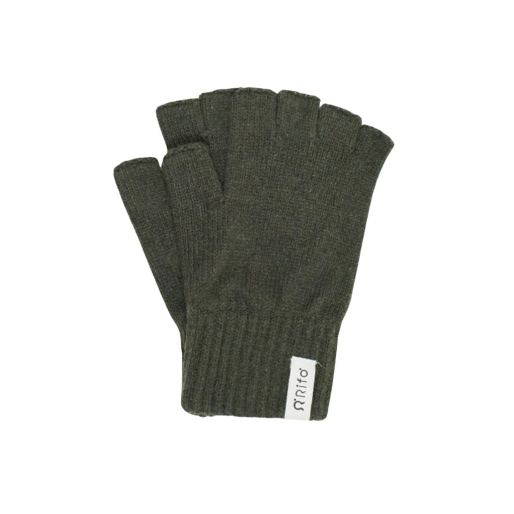 RIFO Sasha fingerless gloves green foresta women