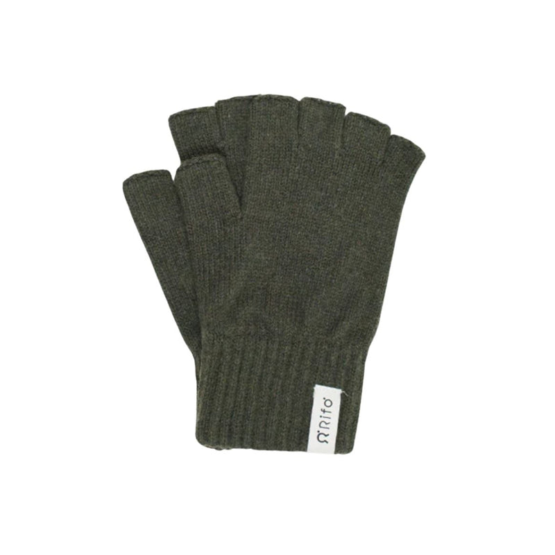 RIFO Sasha fingerless gloves green foresta women
