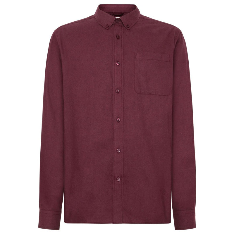 KCA 1090055 Organic cotton flannel shirt 1281 fig men
