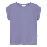 DEDICATED Visby base t-shirt heron blue women