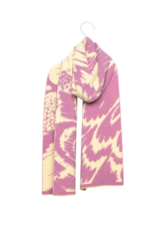 WOLVIS Furcula midi scarf orchid