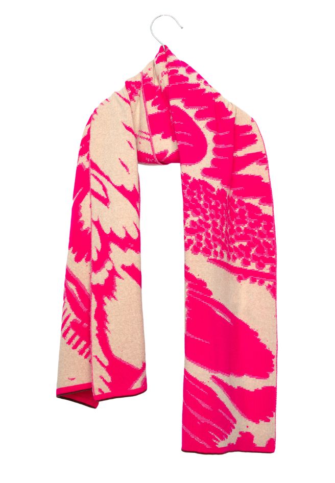 WOLVIS Furcula maxi scarf anemone