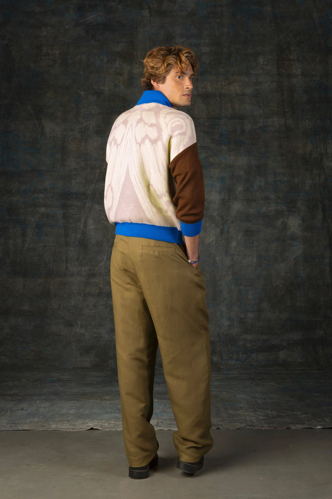 WOLVIS Noctua bomber jacket alabaster unisex