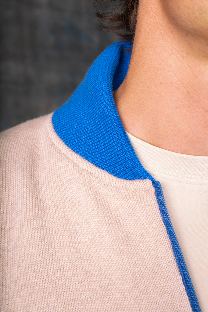 WOLVIS Noctua bomber jacket alabaster unisex