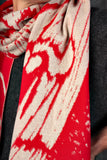 WOLVIS Aurata midi scarf poppy