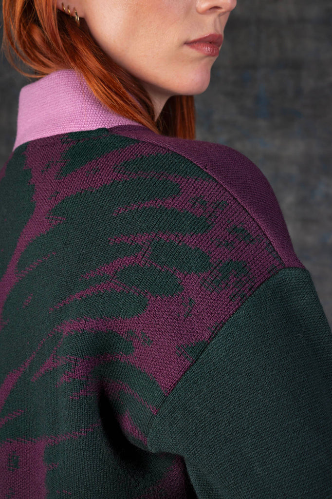 WOLVIS Noctua bomber jacket grape unisex