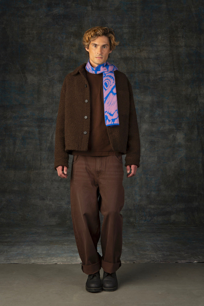 WOLVIS Aurata mini scarf cobalt