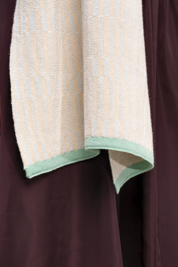 WOLVIS Martha maxi scarf meringue