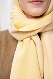WOLVIS Marianne maxi scarf butter