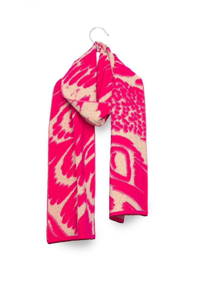 WOLVIS Furcula midi scarf anemone