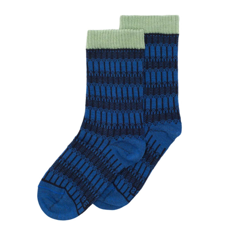 WOLVIS Bauhaus socks cobalt unisex