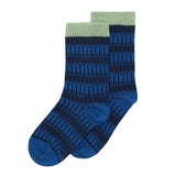 WOLVIS Bauhaus socks cobalt unisex