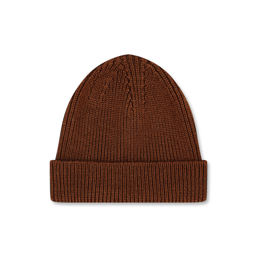 WOLVIS Beanie cacao unisex