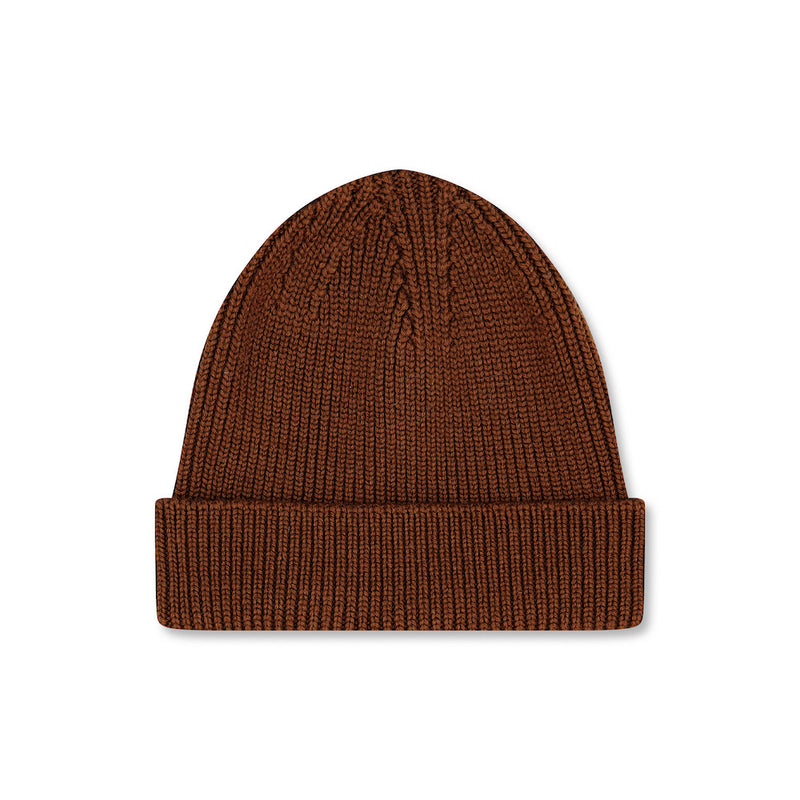 WOLVIS Beanie cacao unisex