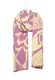 WOLVIS Furcula maxi scarf orchid