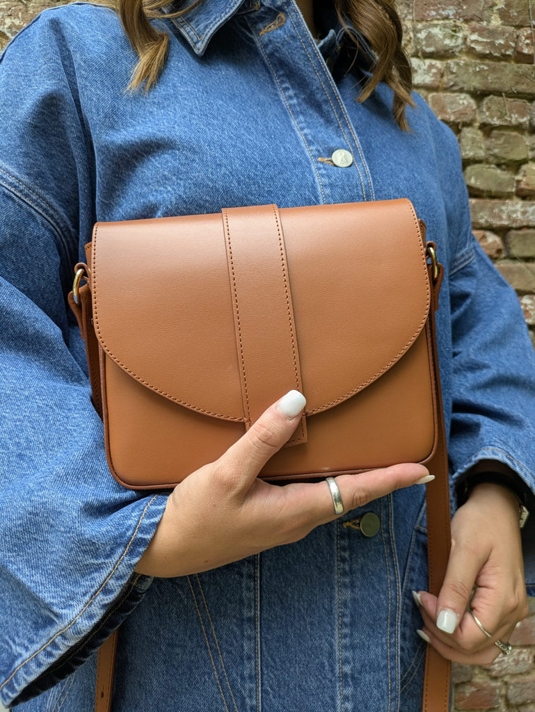 ANN KURZ Shatel crossbody bag napa cuero women