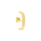 WILDTHINGS COLLECTABLES Classic ear jacket earring gold plated single piece
