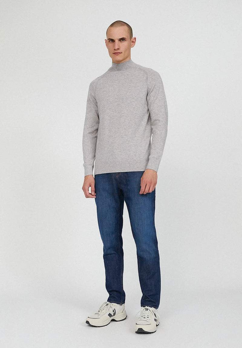 ARMEDANGELS Mocaa jumper silver grey melange men