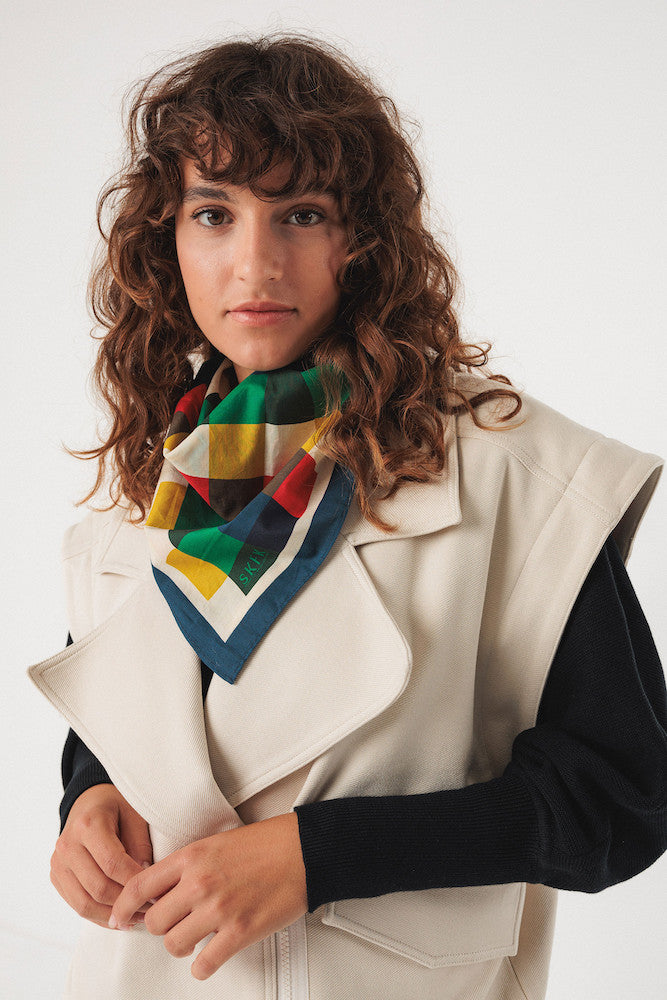 SKFK Batia scarf 1B8 multicolor women
