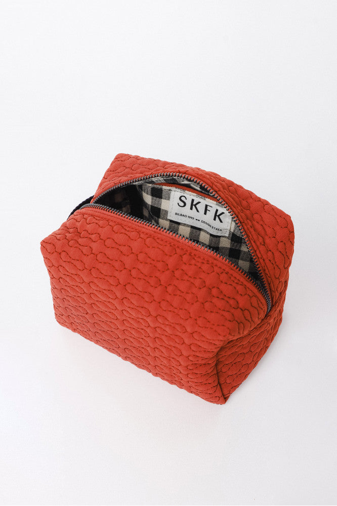 SKFK Bibi cosmetic bag tile red unisex