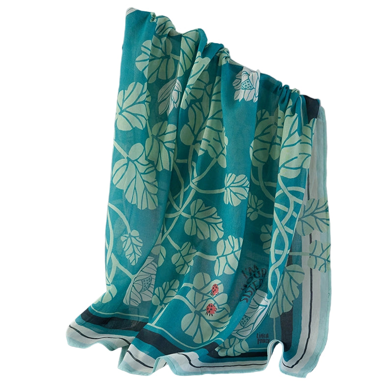 LINDA PABST Blue sister scarf big