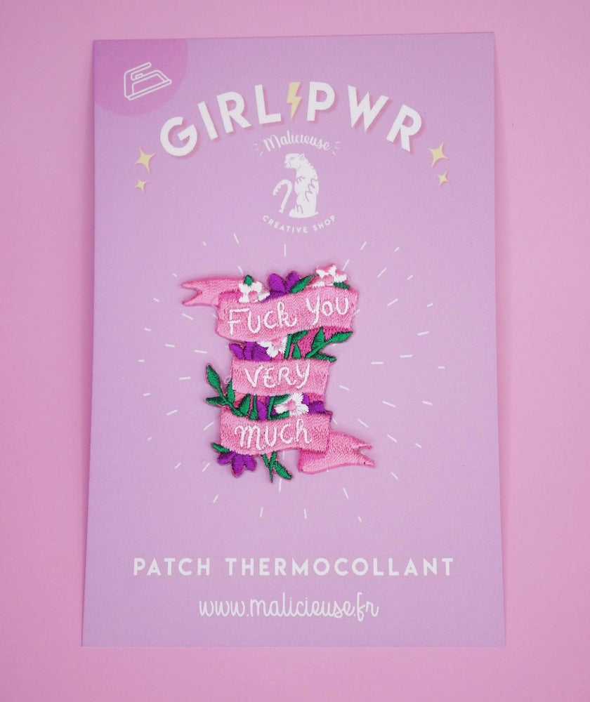 MALICIEUSE Fuck you very much patch