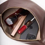 ANN KURZ Large fanny pack narok moka women