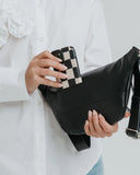 ANN KURZ Fanny pack black silver women