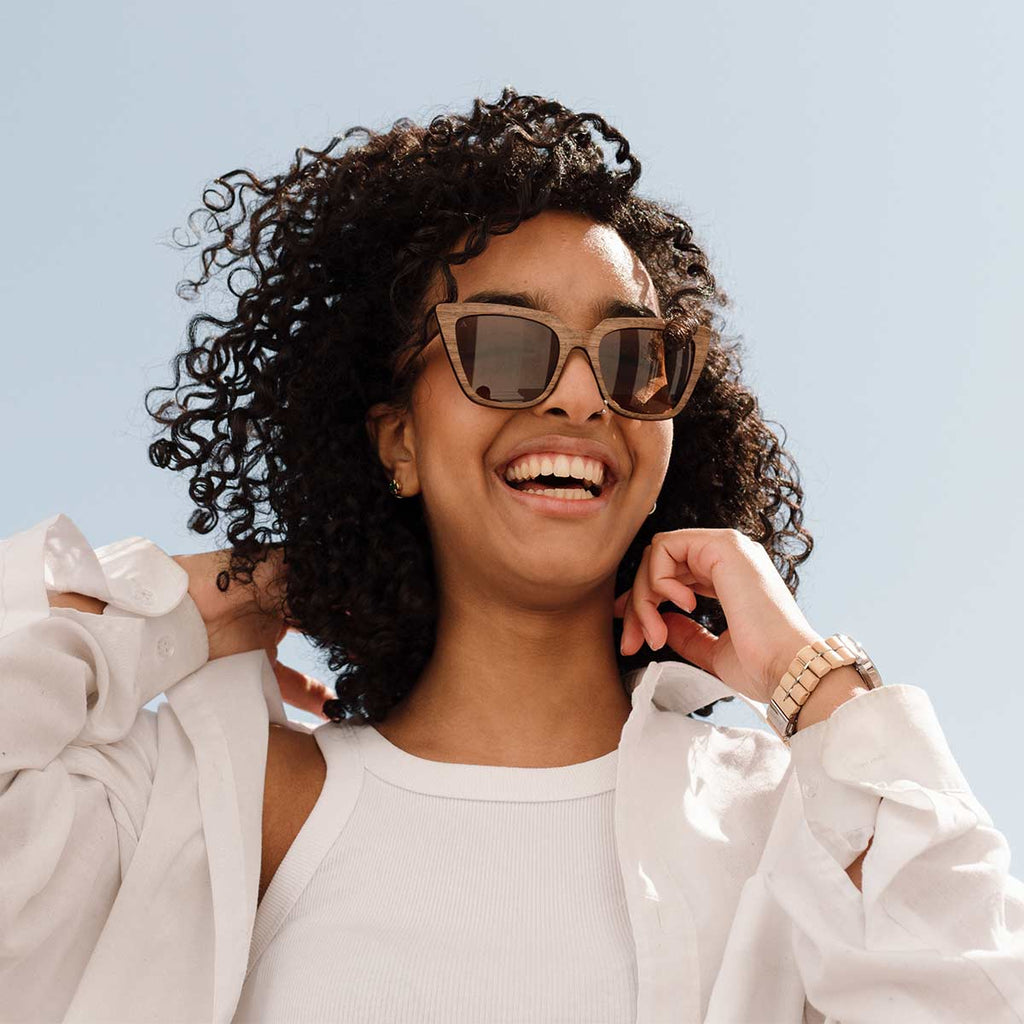 AARNI Frida sunglasses walnut