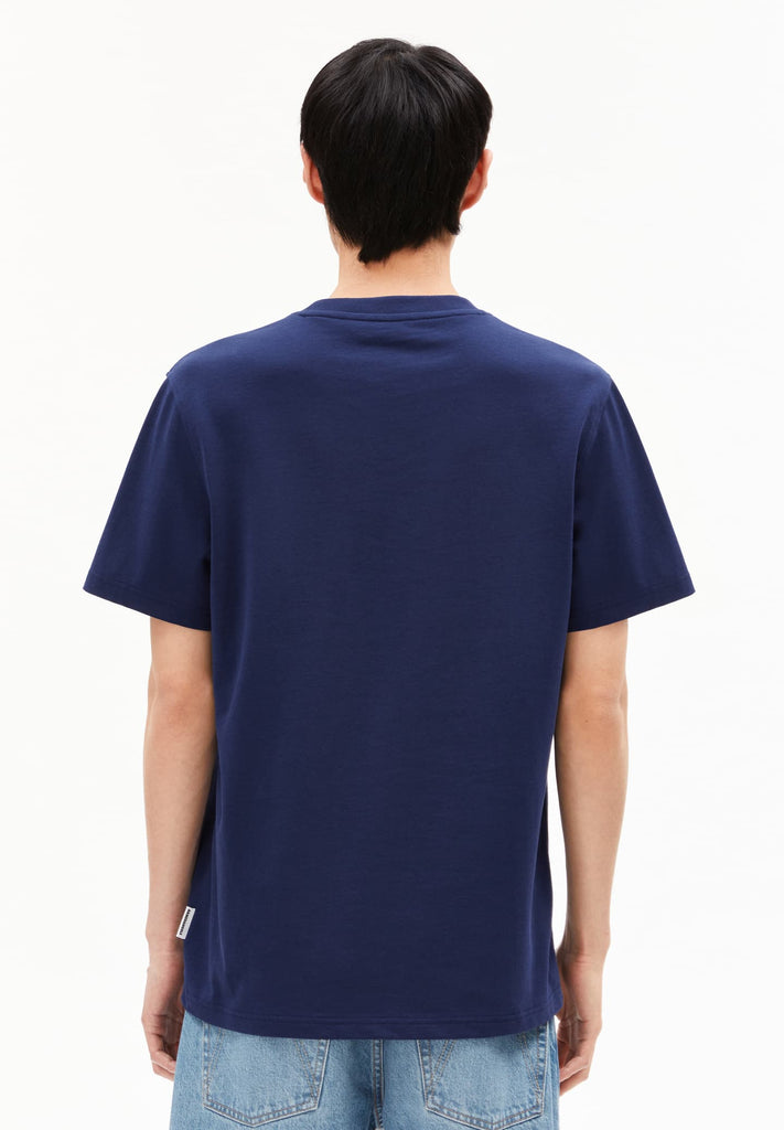 ARMEDANGELS Maarkos t-shirt blue noon men