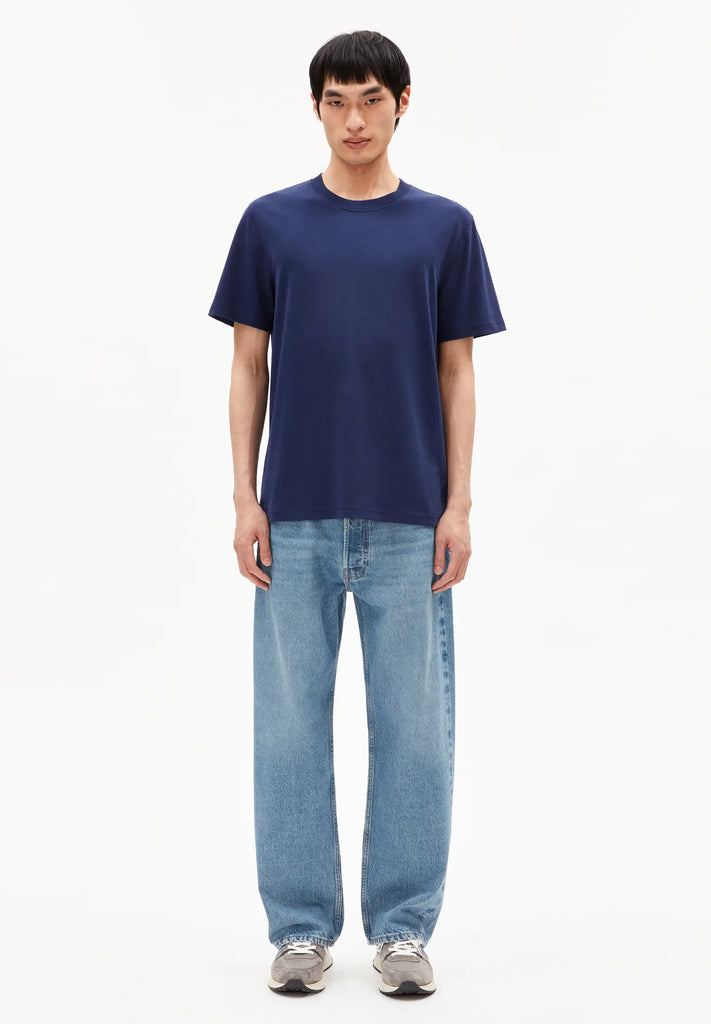 ARMEDANGELS Maarkos t-shirt blue noon men